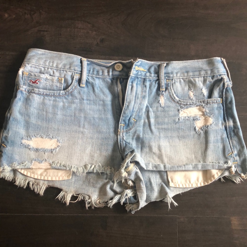 Hollister Distressed Denim Shorts